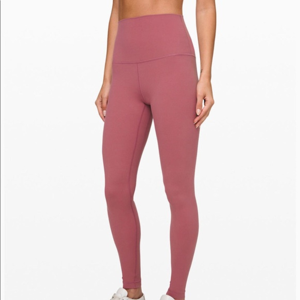 Lululemon Pink 28" Allign Leggings Size 2